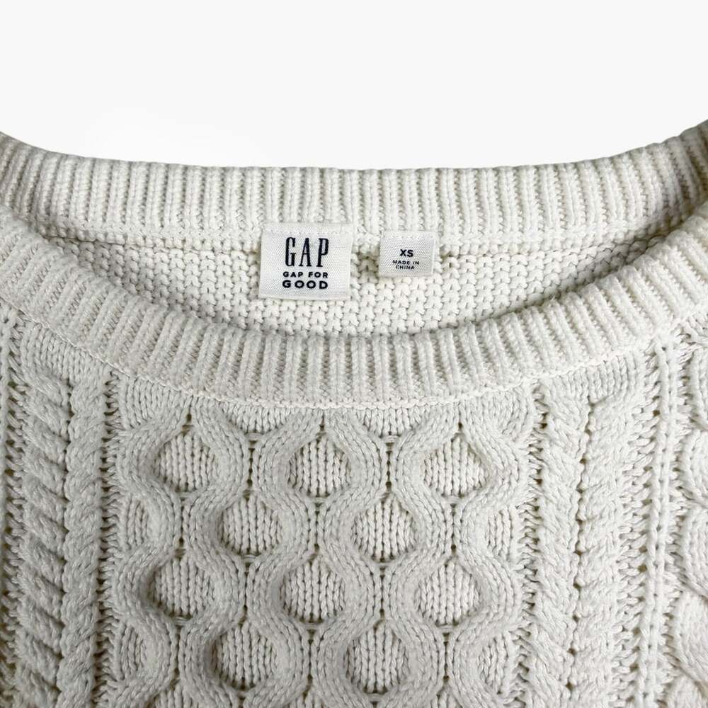 Gap Cable Knit Sweater 100% Cotton Women’s XS